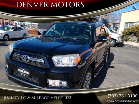 2011 Toyota 4Runner for sale at DENVER MOTORS in Englewood CO