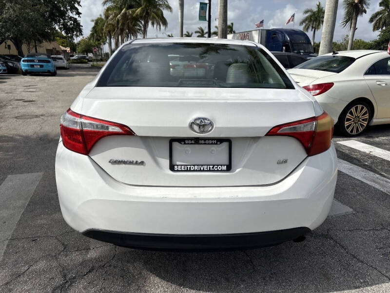 2016 Toyota Corolla LE