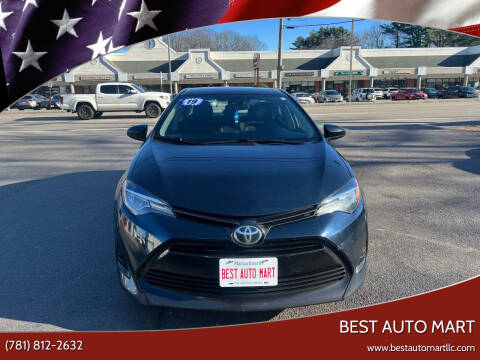 2019 Toyota Corolla for sale at Best Auto Mart in Weymouth MA