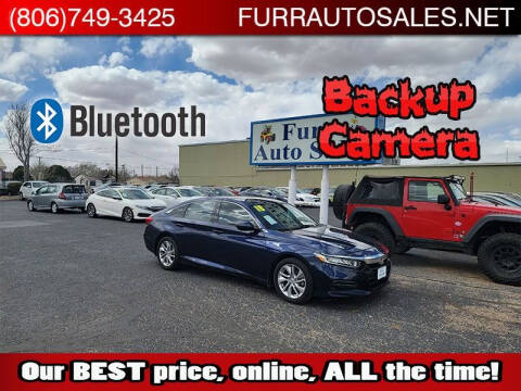 2018 Honda Accord for sale at FURR AUTO SALES in Lubbock TX