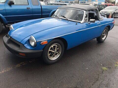 1977 MG MGB for sale at Chuck Wise Motors in Portland OR