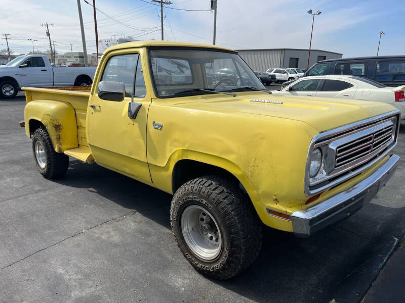 1972 Dodge W100 for sale at Scott Spady Motor Sales LLC in Hastings NE