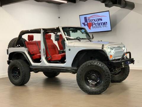 2009 Jeep Wrangler Unlimited for sale at Texas Prime Motors in Houston TX