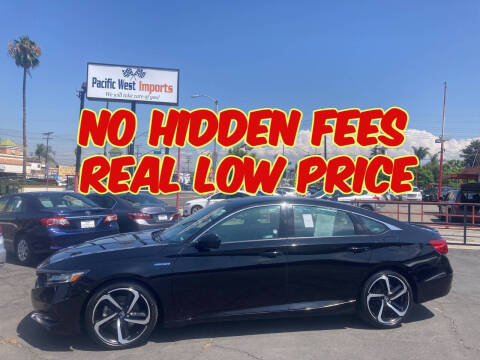 2022 Honda Accord Hybrid for sale at Pacific West Imports in Los Angeles CA