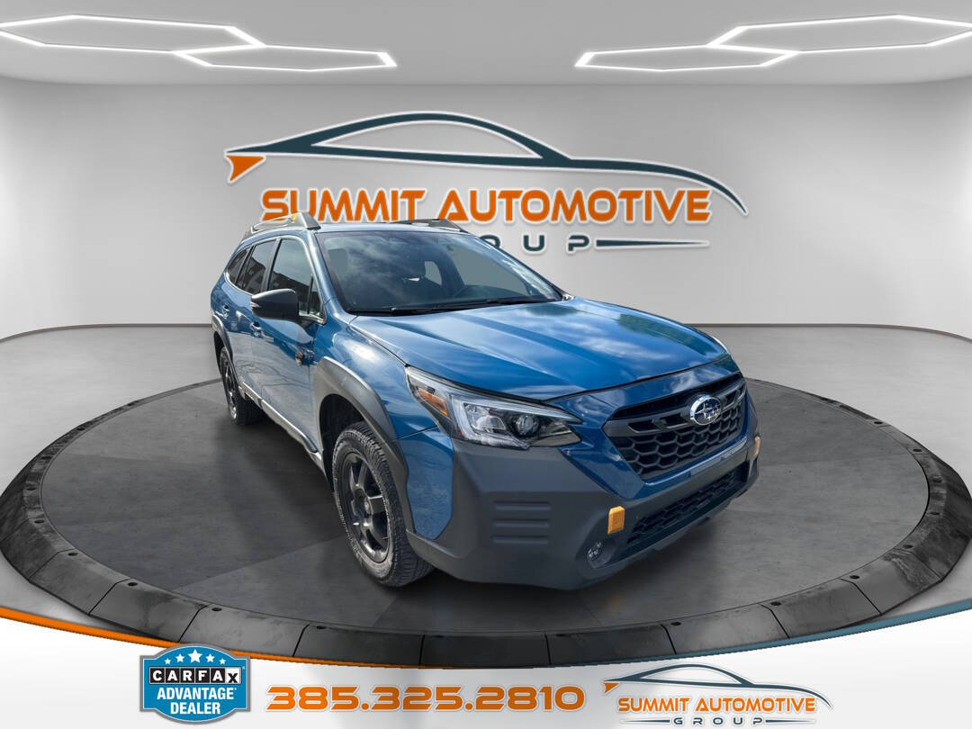 Blue 2023 Subaru Outback Wilderness AWD Wilderness 4dr Crossover 1