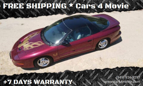 1994 Pontiac Firebird for sale at FREE SHIPPING * Cars 4 Movie in Brea CA