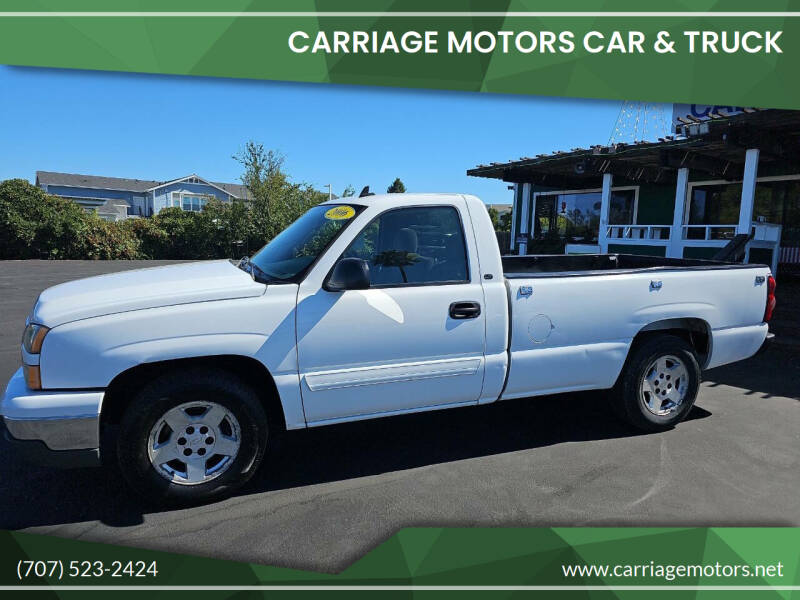 2006 Chevrolet Silverado 1500 for sale at Carriage Motors Car & Truck in Santa Rosa CA