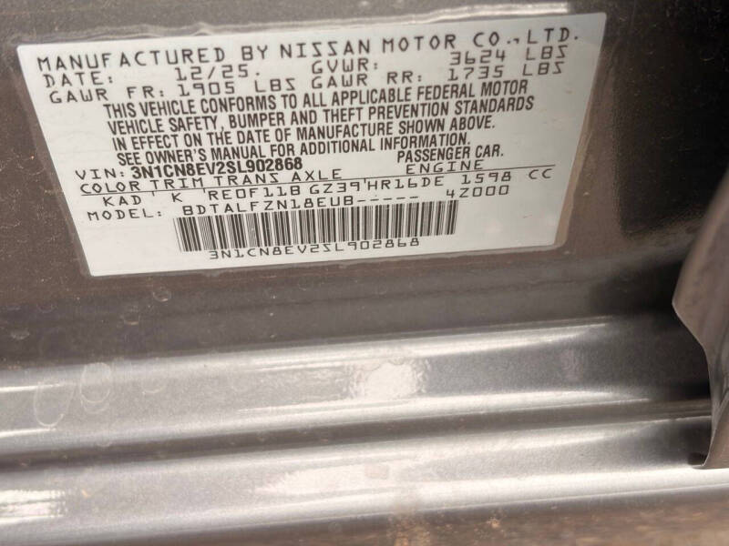 2025 Nissan Versa SV