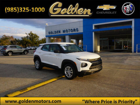 2021 Chevrolet TrailBlazer for sale at GOLDEN MOTORS in Cut Off LA