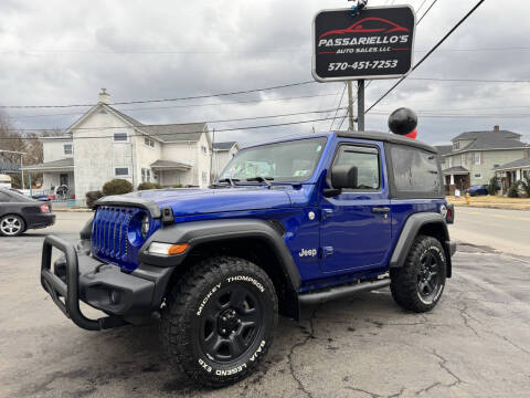 2018 Jeep Wrangler for sale at Passariello's Auto Sales LLC in Old Forge PA