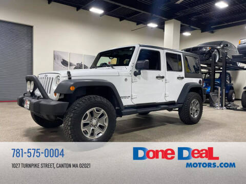 2012 Jeep Wrangler Unlimited for sale at DONE DEAL MOTORS in Canton MA
