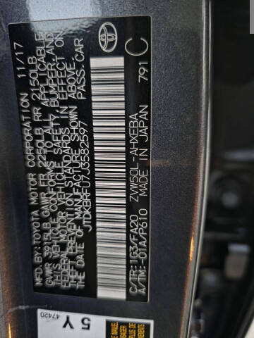 2018 Toyota Prius Two