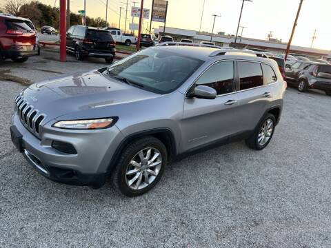 2017 Jeep Cherokee for sale at Texas Drive LLC in Garland TX
