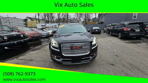 2013 GMC Acadia for sale at Vix Auto Sales in Worcester MA