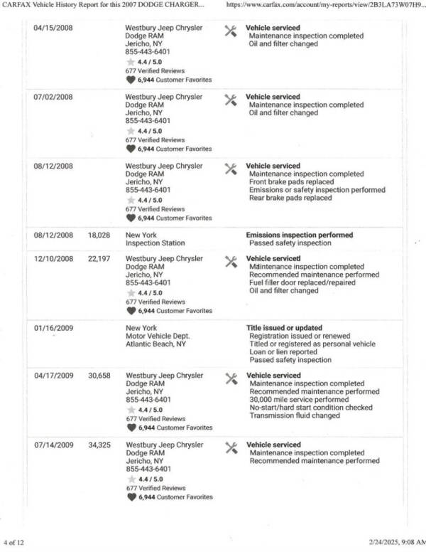 2007 Dodge Charger SRT-8