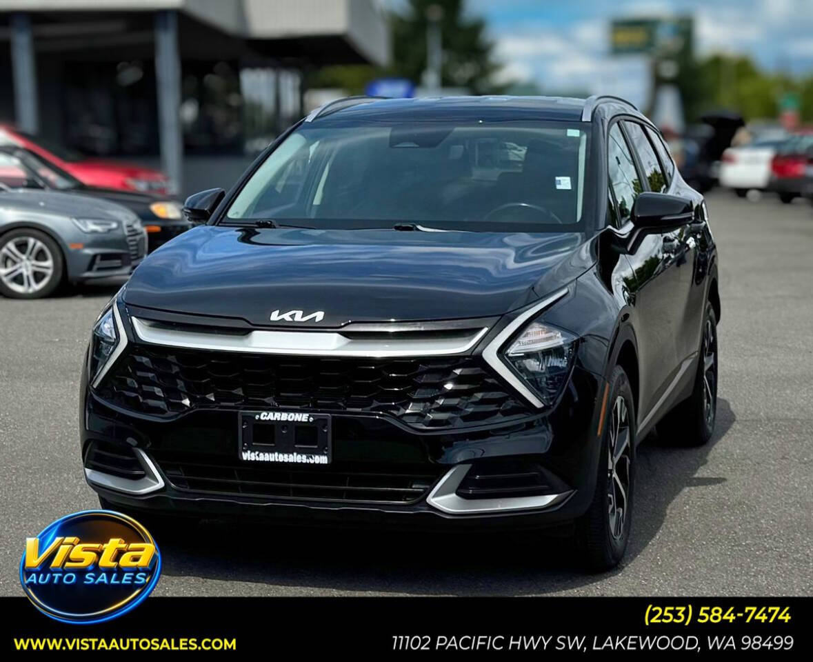 Black 2023 Kia Sportage EX AWD EX 4dr SUV 1