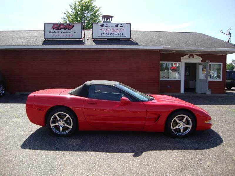 2001 Chevrolet Corvette for sale at G and G AUTO SALES in Merrill WI