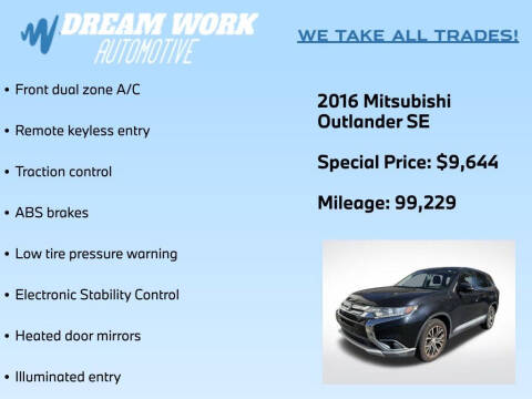 2016 Mitsubishi Outlander SE