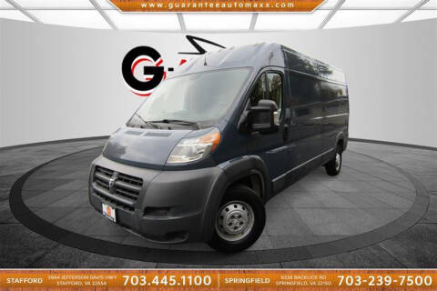 2018 RAM ProMaster for sale at Guarantee Automaxx in Stafford VA