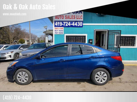 2016 Hyundai Accent for sale at Oak & Oak Auto Sales in Toledo OH