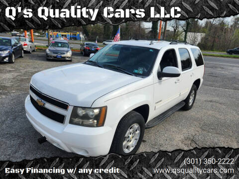 2011 Chevrolet Tahoe for sale at Q's Quality Cars LLC in Capitol Heights MD