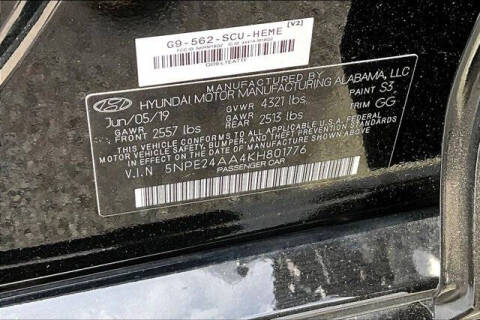 2019 Hyundai Sonata Eco