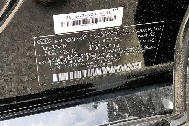 2019 Hyundai Sonata Eco