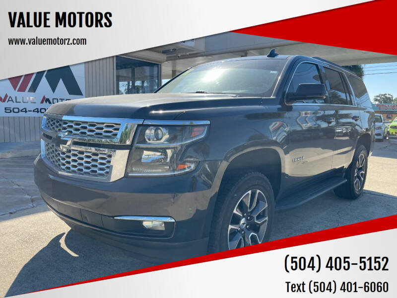 2018 Chevrolet Tahoe for sale at VALUE MOTORS in Kenner LA