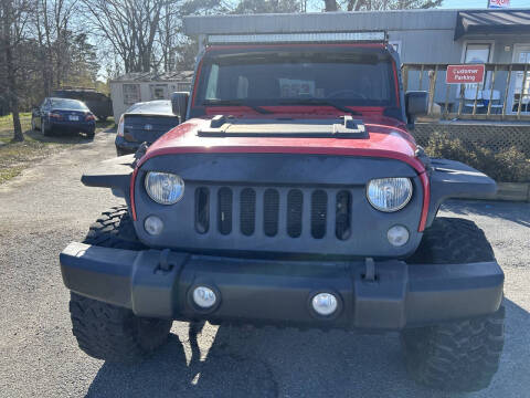 2015 Jeep Wrangler Unlimited for sale at BRYANT AUTO SALES in Bryant AR