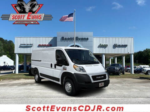2021 RAM ProMaster for sale at SCOTT EVANS CHRYSLER DODGE in Carrollton GA