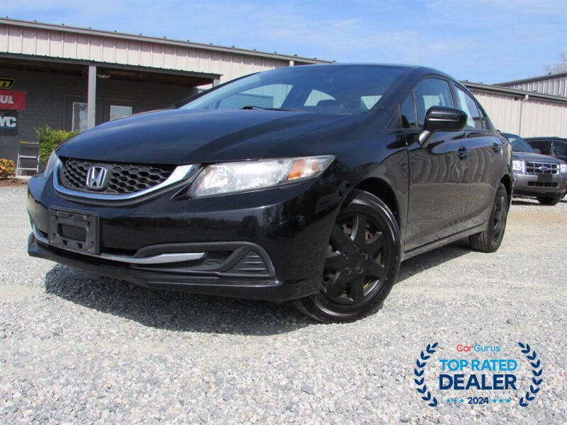 Used 2015 Honda Civic LX with VIN 19XFB2F50FE239034 for sale in Thomasville, NC