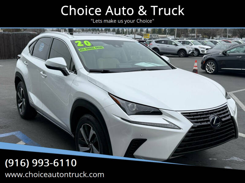 2020 Lexus NX 300h for sale at Choice Auto & Truck in Sacramento CA