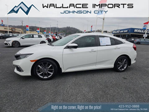 2021 Honda Civic for sale at WALLACE IMPORTS OF JOHNSON CITY in Johnson City TN