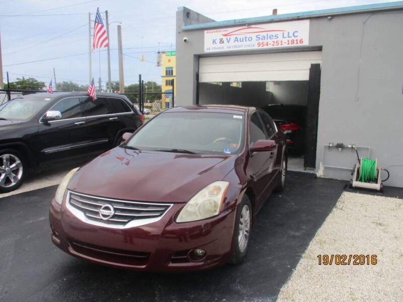 2011 Nissan Altima for sale at K & V AUTO SALES LLC in Hollywood FL
