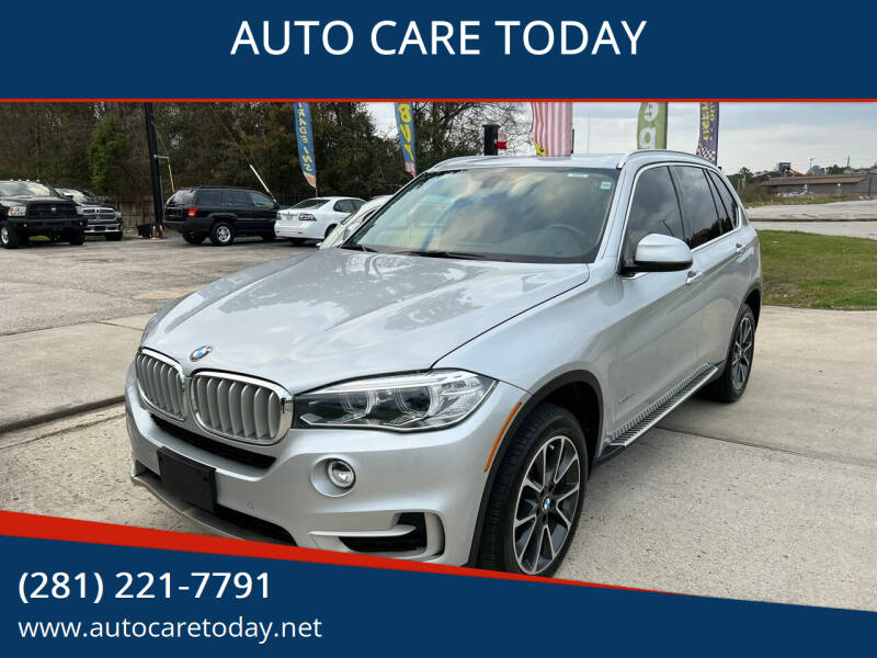 2015 BMW X5 for sale at AUTO CARE TODAY in Spring TX