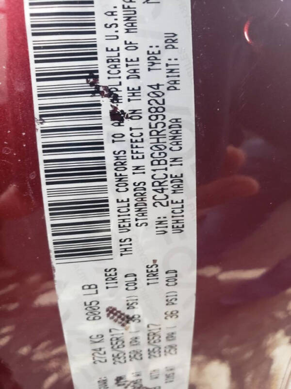 2017 Chrysler Pacifica Touring Plus