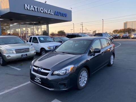 2013 Subaru Impreza for sale at National Autos Sales in Sacramento CA
