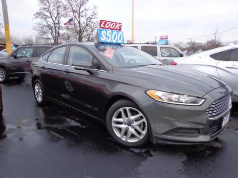 2015 Ford Fusion for sale at North American Credit Inc. in Waukegan IL
