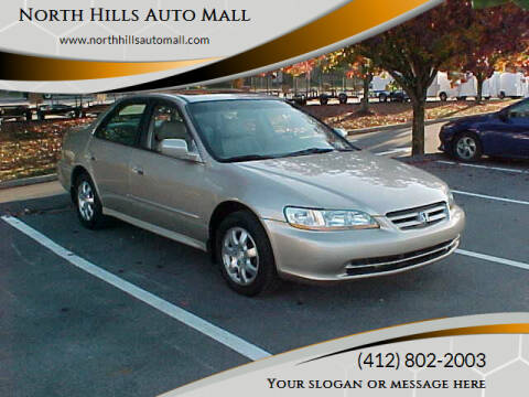 2002 Honda Accord for sale at North Hills Auto Mall in Pittsburgh PA