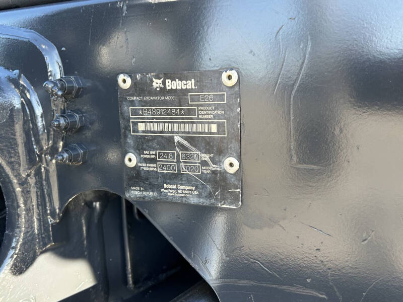 2020 Bobcat E26 Excavator