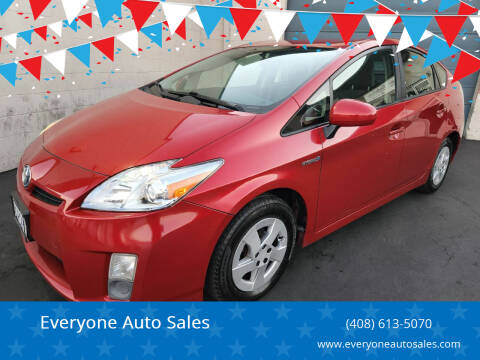 2010 Toyota Prius for sale at Everyone Auto Sales in Santa Clara CA