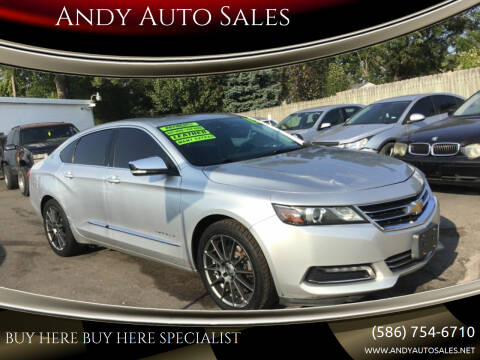 2015 Chevrolet Impala for sale at Andy Auto Sales in Warren MI