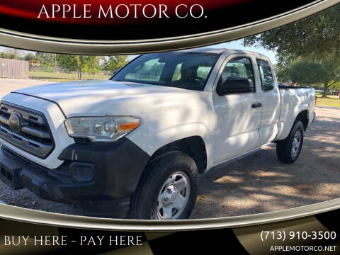 2018 Toyota Tacoma for sale at APPLE MOTOR CO. in Houston TX