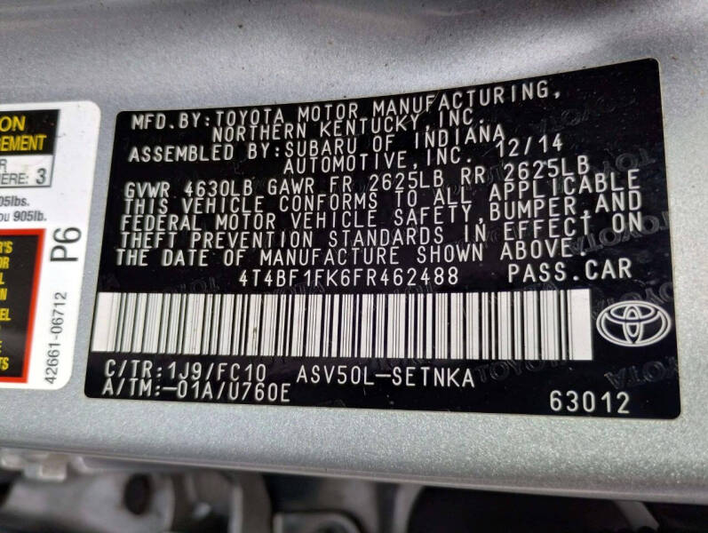 2015 Toyota Camry LE