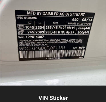 2015 Mercedes-Benz GLA GLA 250 4MATIC