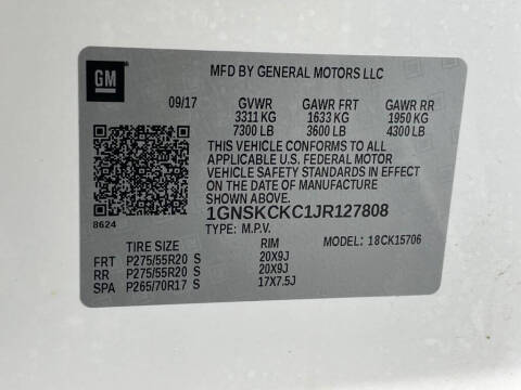 2018 Chevrolet Tahoe Premier