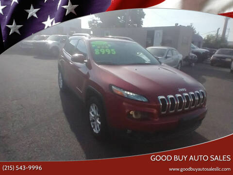 2014 Jeep Cherokee for sale at Good Buy Auto Sales in Philadelphia PA