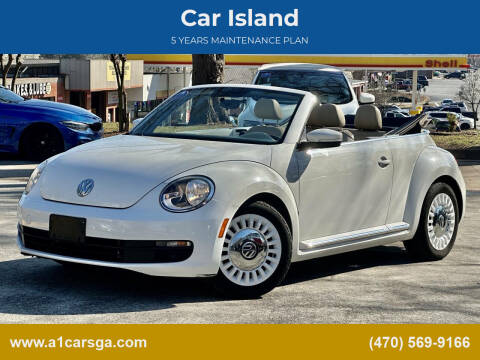 2013 Volkswagen Beetle Convertible for sale at Car Island in Duluth GA