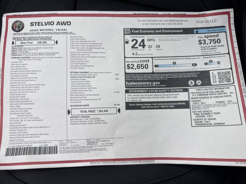 2025 Alfa Romeo Stelvio