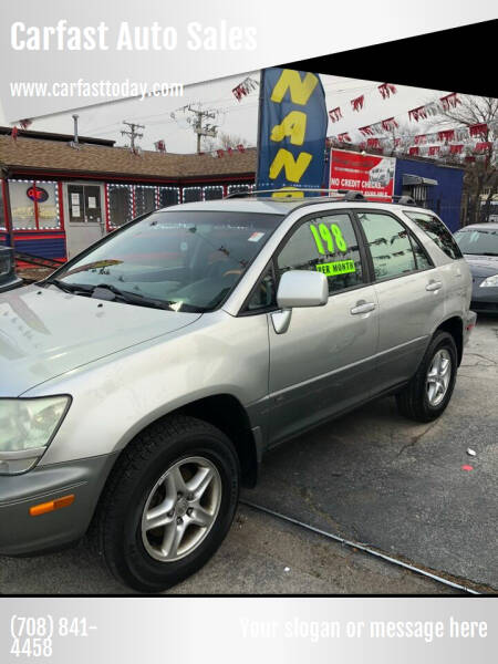 2001 Lexus RX 300 for sale at Carfast Auto Sales in Dolton IL